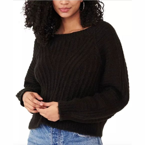 Free People | Black Pullover Sweater - Picture 2 of 6